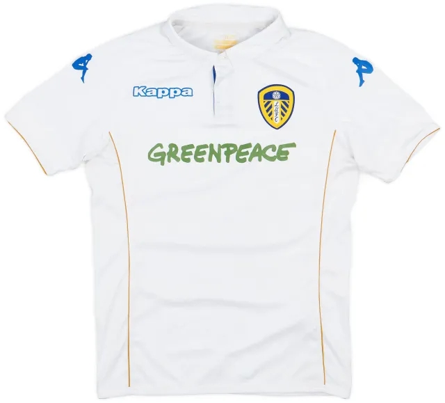 Kappa 2016-17 Leeds United Home Shirt - 5/10 - (L.Boys)