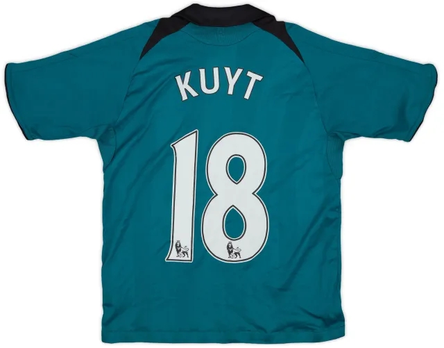 adidas 2008-09 Liverpool Third Shirt Kuyt #18 - 7/10 - (S.Boys)