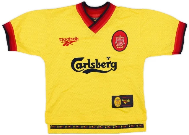 Reebok 1997-99 Liverpool Away Shirt - 9/10 - (6-7 Years)