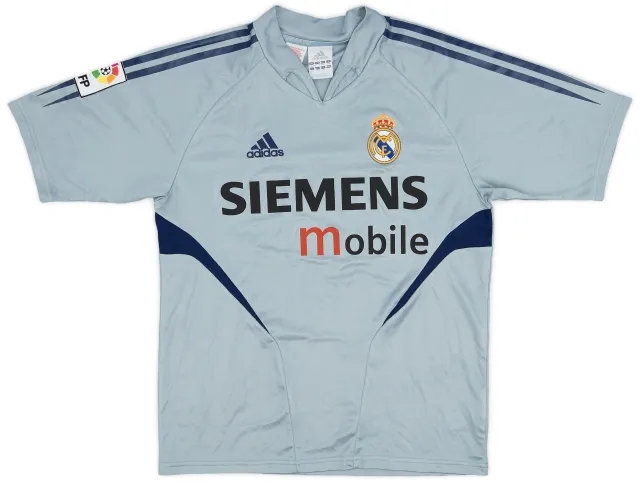 adidas 2004-05 Real Madrid GK S/S Shirt - 9/10 - (L.Boys)