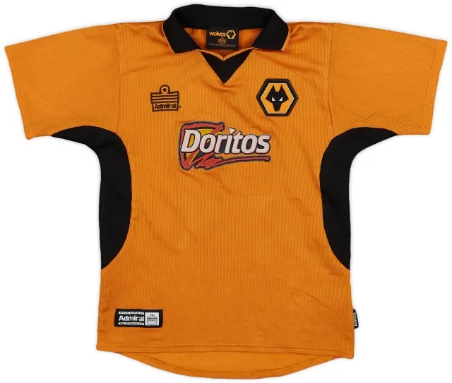 Admiral 2002-04 Wolves Home Shirt - 7/10 - (S.Boys)