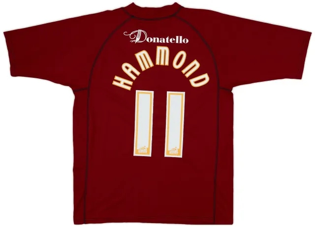 Errea 2005-06 Brighton Away Shirt Hammond #11 - 7/10 - (XL)