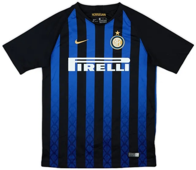 Nike 2018-19 Inter Milan Home Shirt - 7/10 - (XL.Boys)