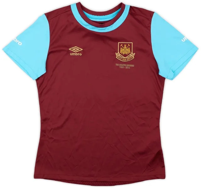 Umbro 2015-16 West Ham 'Boleyn' Home Shirt - 6/10 - (M.Boys)