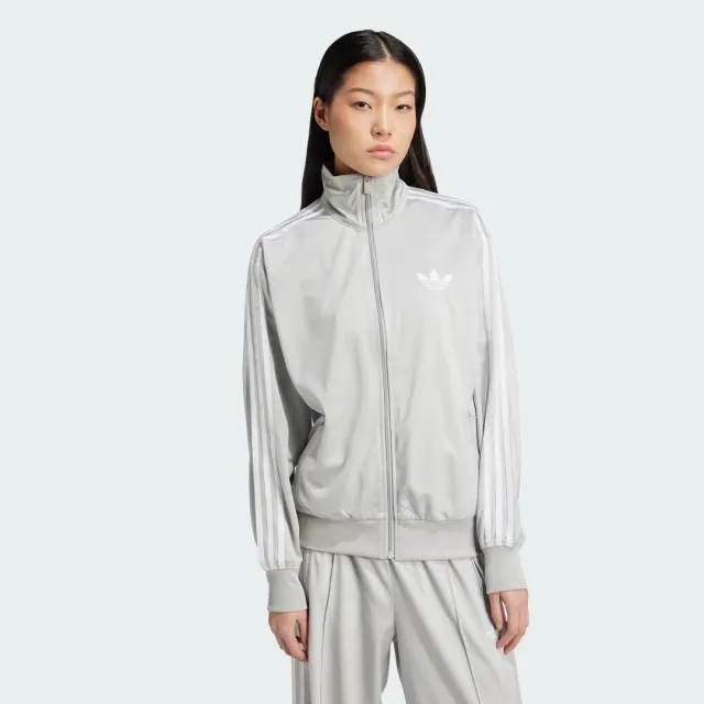 Adidas Originals Adicolor Classic Firebird Loose Track Top In Grey Two