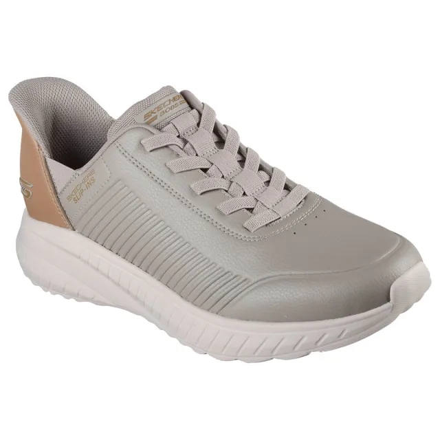 Skechers Men's Slip-ins: BOBS Sport Squad Chaos Sneaker in Taupe
