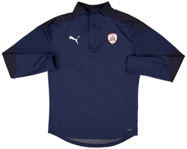 2019-20 Barnsley Puma 1/4 Zip Drill Top - 8/10 - (M)