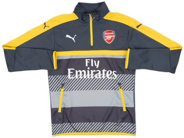 2016-17 Arsenal Puma 1/4 Zip Drill Top - 5/10 - (S)