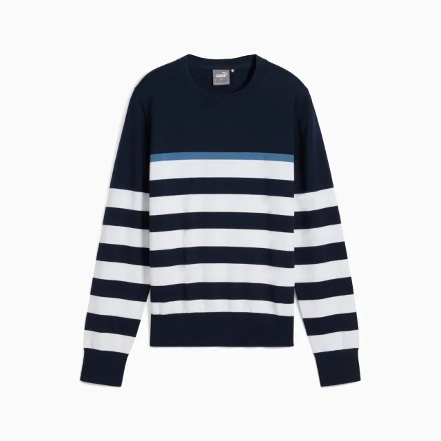 PUMA Resort Stripe Sweater Women, Dark Blue