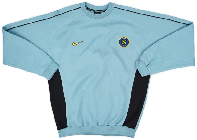 1999-00 Inter Milan Nike Sweat Top - 7/10 - (S)