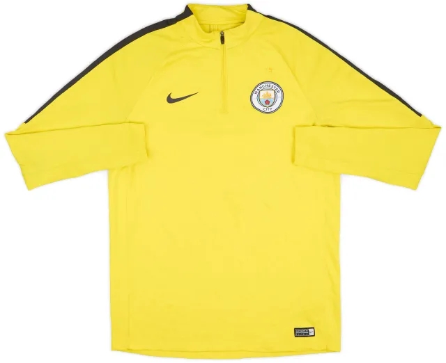 2017-18 Manchester City Nike 1/4 Zip Training Top - 4/10 - (L)