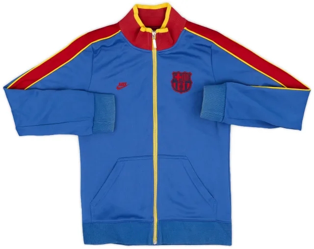 2008-09 Barcelona Nike Track Jacket - 8/10 - (M.Boys)