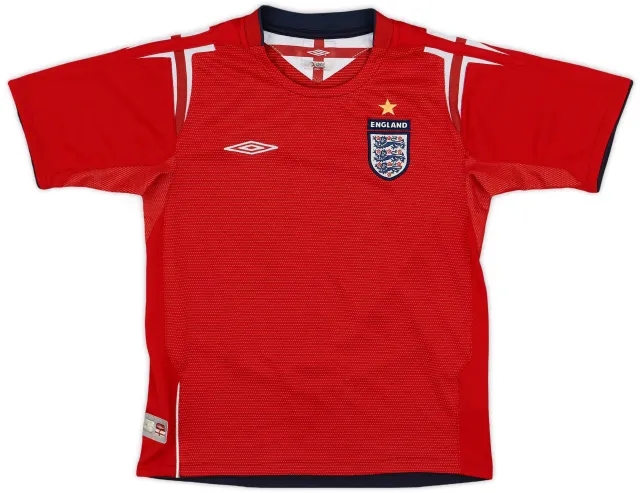 Umbro 2004-06 England Away Shirt - 8/10 - (S.Boys)
