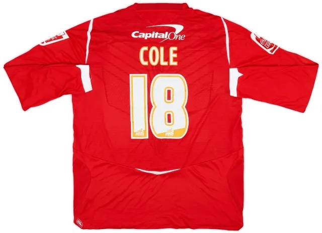 Umbro 2008-09 Nottingham Forest Match Issue Home L/S Shirt Cole #18