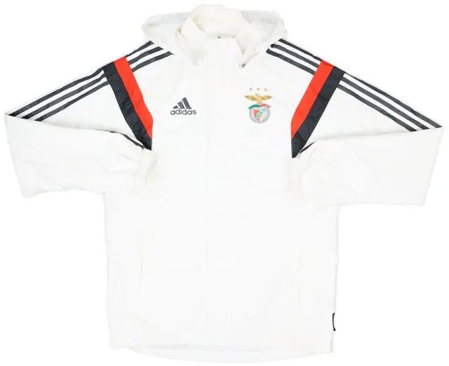 2015-16 Benfica adidas Hooded Rain Jacket - 6/10 - (S)