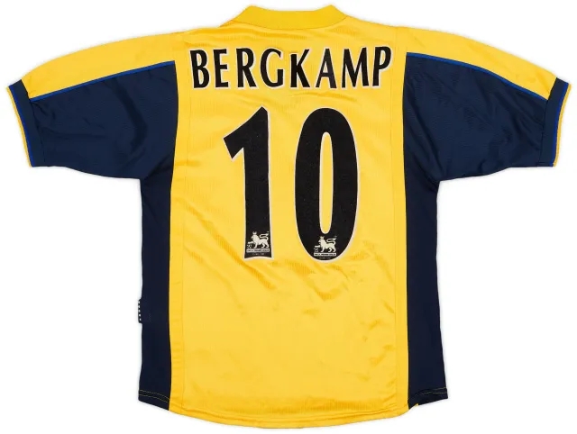 Nike 1999-01 Arsenal Away Shirt Bergkamp #10 - 7/10 - (M.Boys)