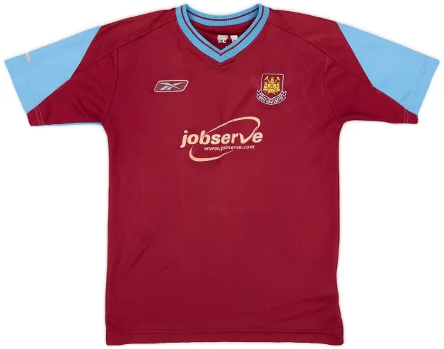 Reebok 2003-05 West Ham Home Shirt - 6/10 - (L.Boys)