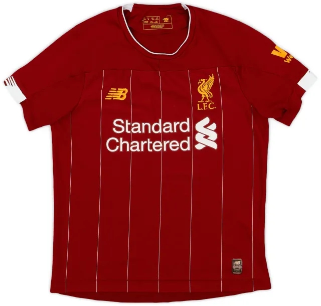 NewBalance 2019-20 Liverpool Home Shirt - 8/10 - (L.Boys)