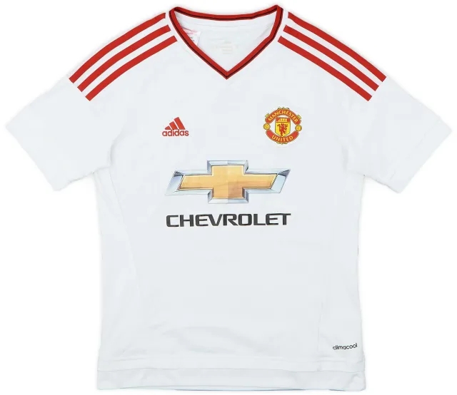 adidas 2015-16 Manchester United Away Shirt - 6/10 - (M.Boys)