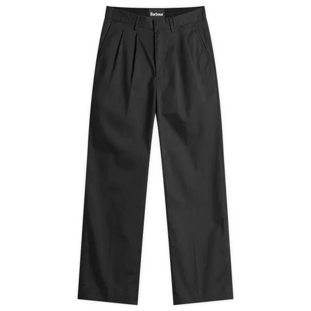 Barbour Men's Ted Relaxed Fit Chino Trousers Black