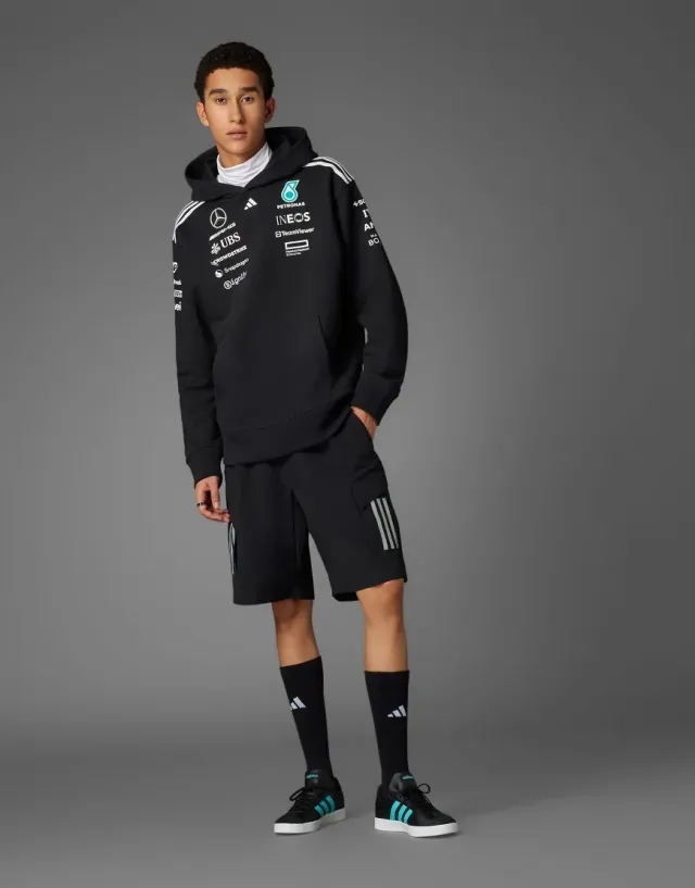 Adidas Performance Mercedes Formula One Hoodie In Black