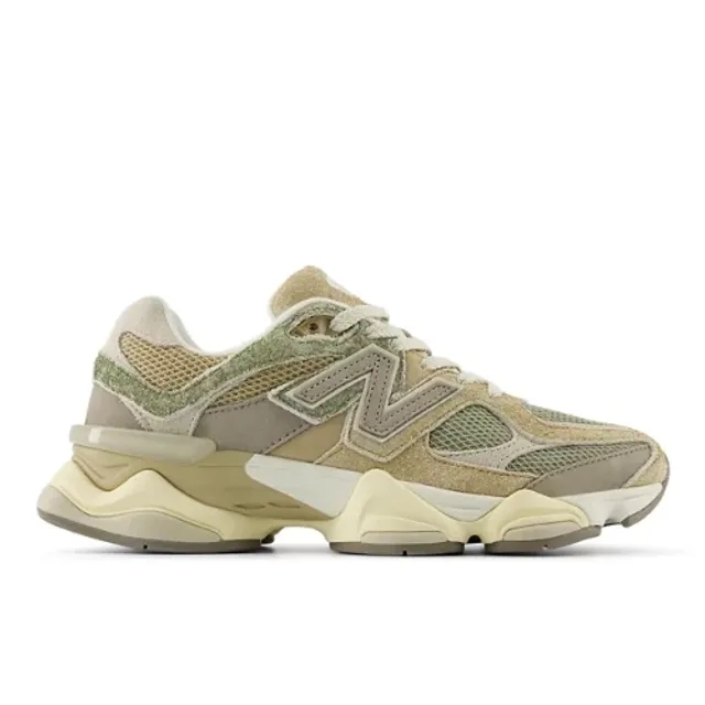 New Balance Unisex 9060 in Green/Beige/Brown Suede/Mesh