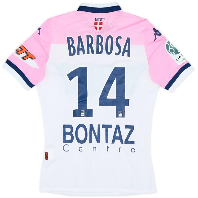 Kappa 2015-16 Evian Match Issue Home Shirt Barbosa #14