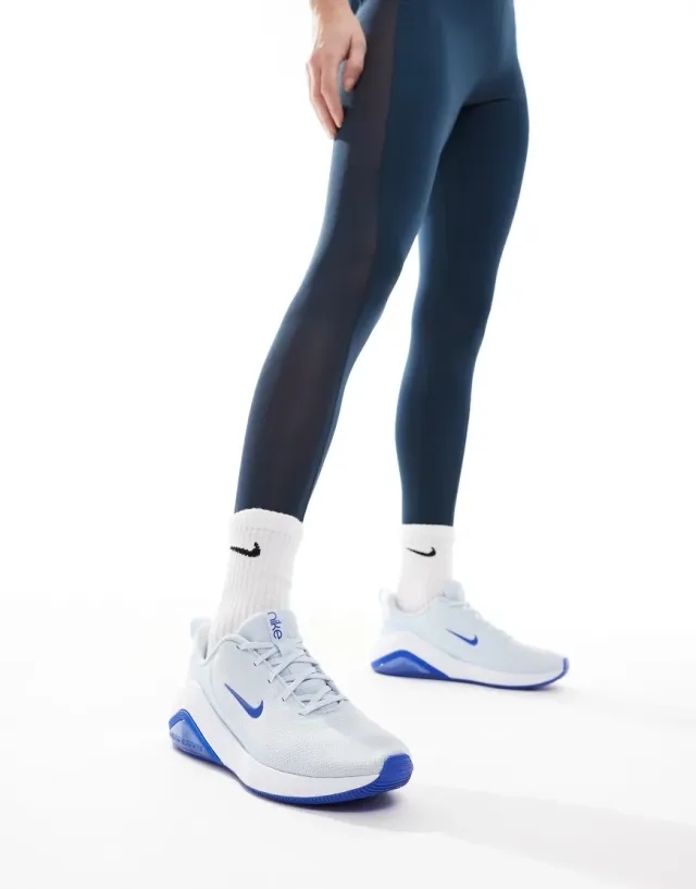 Nike Training Air Zoom Bella 7 Trainers In Blue And White