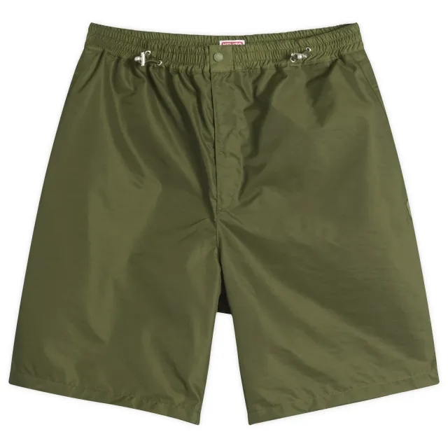 Kenzo Men's Boke Flower 2.0 Technical Shorts Khaki
