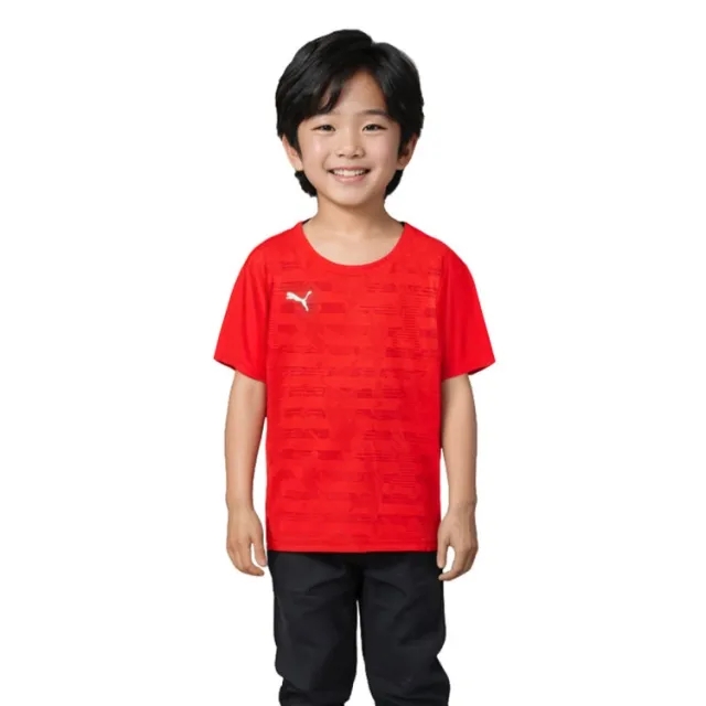 Individualrise Graphic Jersey Jr Puma Red - ['Red']