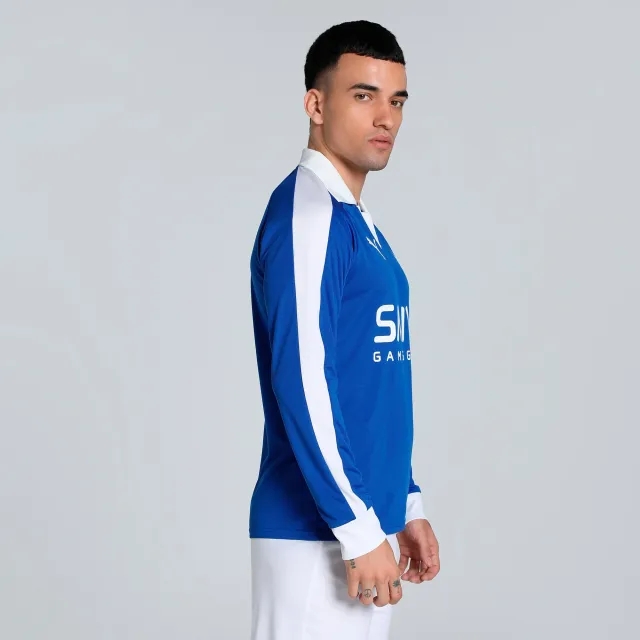 PUMA Al Hilal Saudi F.C. Anniversary Long Sleeve Jersey Men, Blue Intense/White