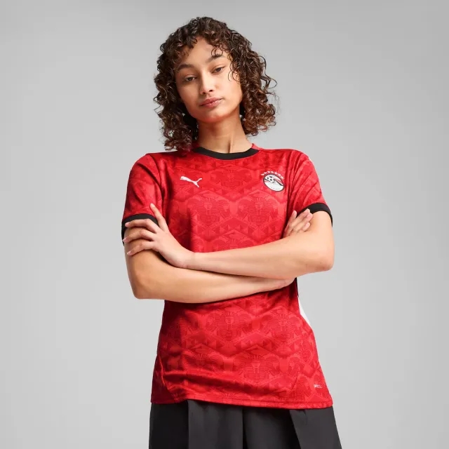 PUMA Egypt 2025 Home Jersey Women, Red/Black