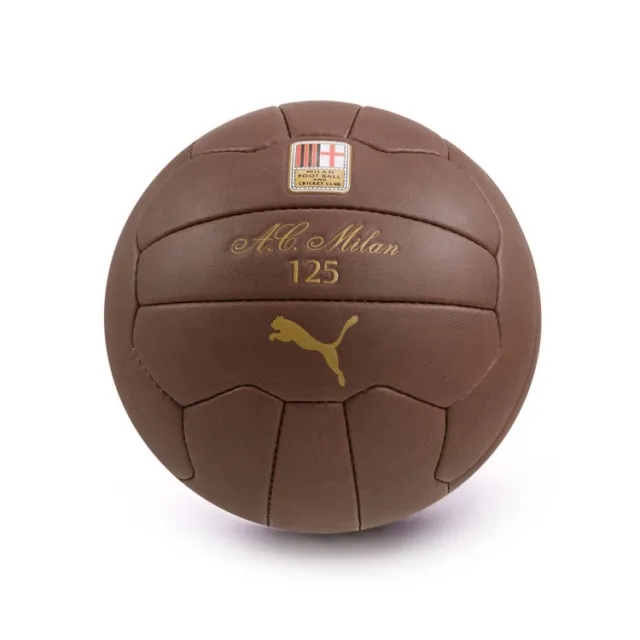 PUMA AC Milan 125Th Fan Football, Brown Mushroom/Gold