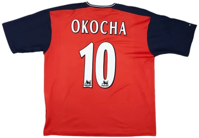 Reebok 2003-05 Bolton Away Shirt Okocha #10 - 8/10 - (XL)