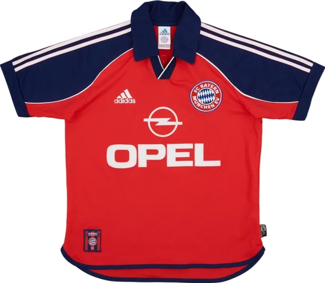 adidas 1999-01 Bayern Munich Home Shirt - 9/10 - (Y)
