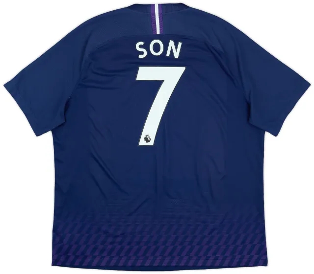 Nike 2019-20 Tottenham Authentic Away Shirt Son #7 - 8/10 - (XXL)