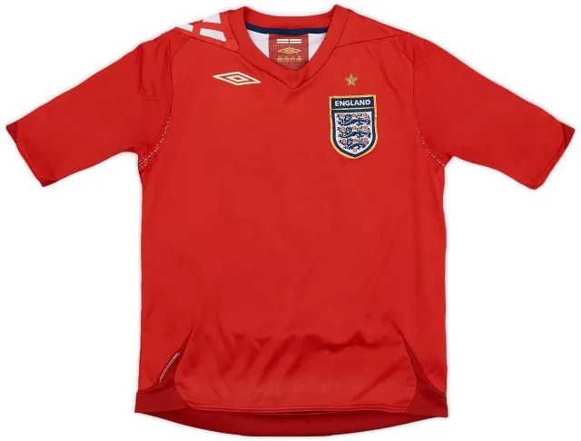 Umbro 2006-08 England Away Shirt - 8/10 - (S.Boys)