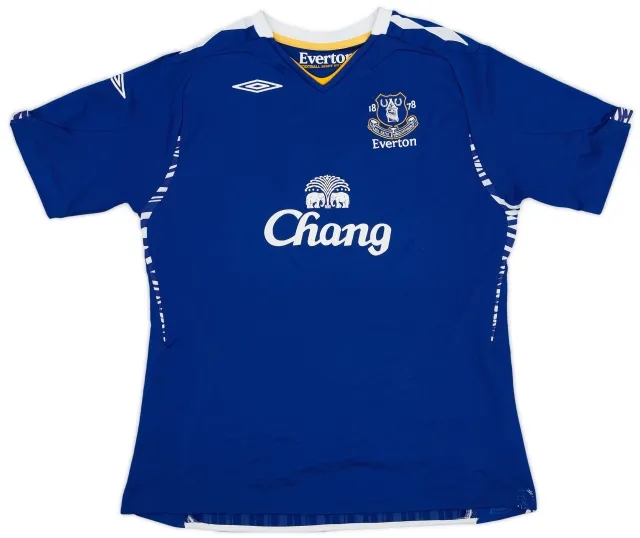 Umbro 2007-08 Everton Home Shirt - 6/10 - (Women's M)