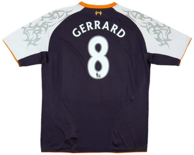 2012-13 Liverpool Third Shirt Gerrard #8 - 5/10 - (XXL)