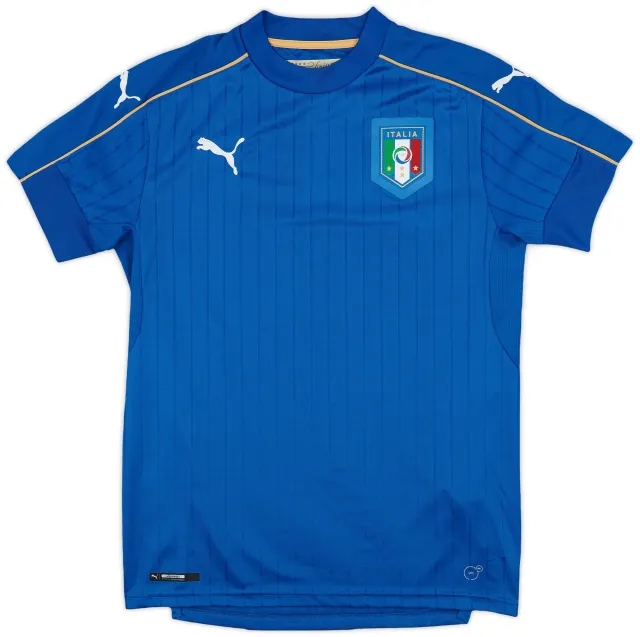 Puma 2016-17 Italy Home Shirt - 9/10 - (S)