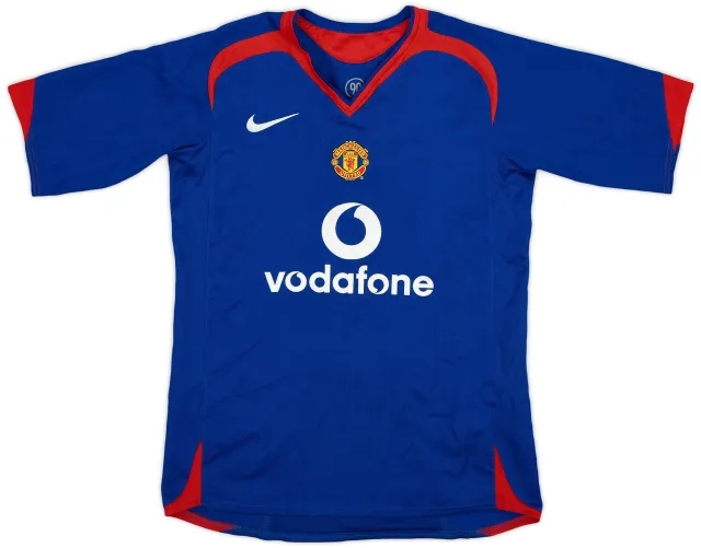 Nike 2005-06 Manchester United Away Shirt - 8/10 - (L.Boys)