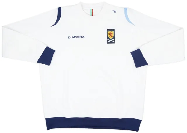 2007-08 Scotland Diadora Sweat Top - 7/10 - (XXL)