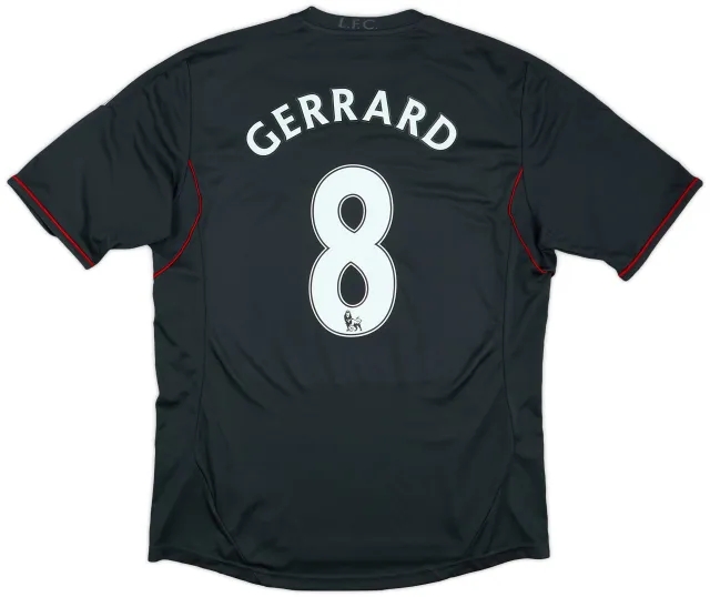 adidas 2011-12 Liverpool Away Shirt Gerrard #8 - 5/10 - (L)