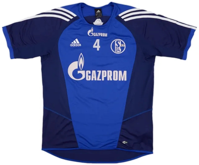 2006-07 Schalke Player Issue adidas Training Shirt #4 - 6/10 - (L/XL)