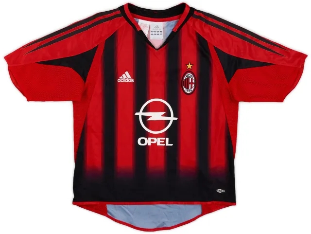 adidas 2004-05 AC Milan Home Shirt - 8/10 - (S.Boys)
