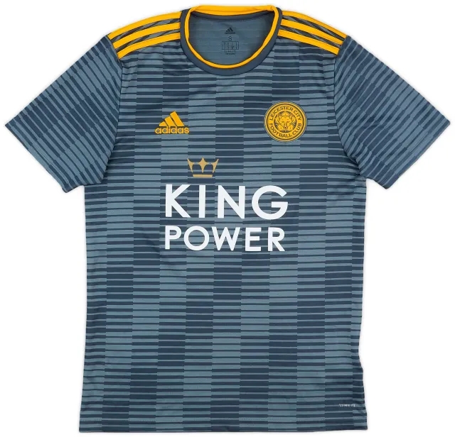 adidas 2018-19 Leicester Away Shirt #15 - 8/10 - (S)