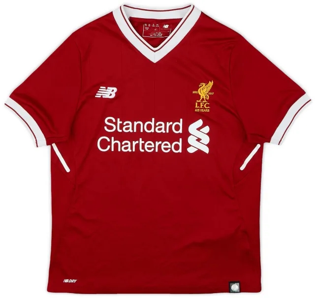 NewBalance 2017-18 Liverpool 125 Years Home Shirt - 8/10 - (M.Boys)