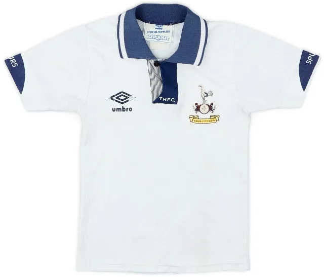 Umbro 1991-93 Tottenham Home Shirt - 5/10 - (S.Boys)