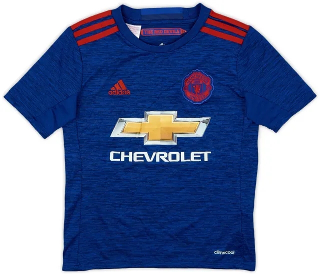 adidas 2016-17 Manchester United Away Shirt - 9/10 - (S.Boys)