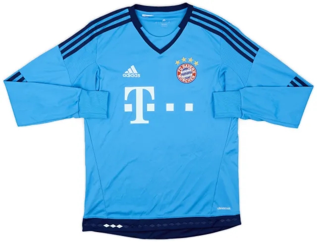 adidas 2015-16 Bayern Munich GK Shirt - 9/10 - (XL.Boys)